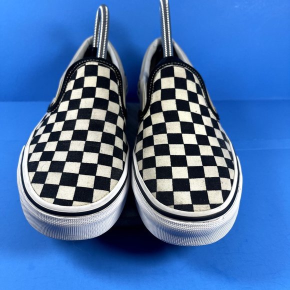 Vans Women's Checkerboard Classic Slip On Shoes Size 7.5 - Picture 3 of 11